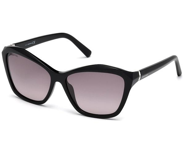 Swarovski Swarovski Swarovski Sunglasses, Sk0135-f 01a, Black