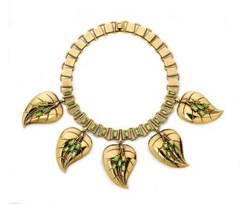 Swarovski Swarovski Atelier Swarovski By Sandy Powell, Leaves Necklace