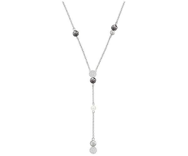 Swarovski Swarovski Canopy Y Necklace, Multi-colored, Rhodium Plating Dark Multi Rhodium-plated