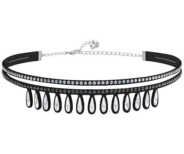 Swarovski Swarovski Slake Choker, Multi-colored, Stainless Steel Dark Multi Stainless Steel