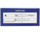 Swarovski Swarovski Crystalline Stardust Stylus Ballpoint Pen And Rollerball Pen Set, White