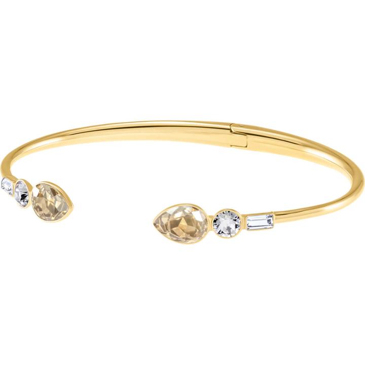 Swarovski Mix And Match Bangle, Multi-colored, Gold Plating