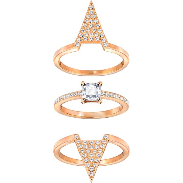 Swarovski Funk Ring Set