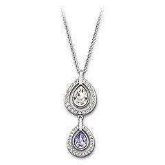 Swarovski Mila Provence Lavender Pendant