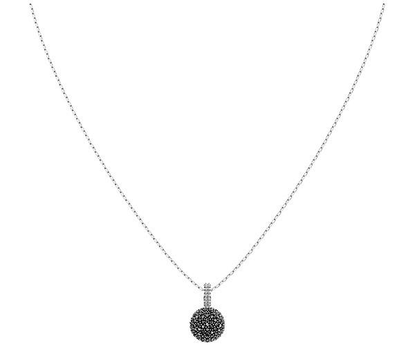 Swarovski Swarovski Lollypop Necklace, Gray, Rhodium Plating White Rhodium-plated