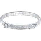 Swarovski Distinct Narrow Bangle, White