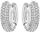 Swarovski Swarovski Circlet Hoops White Rhodium-plated