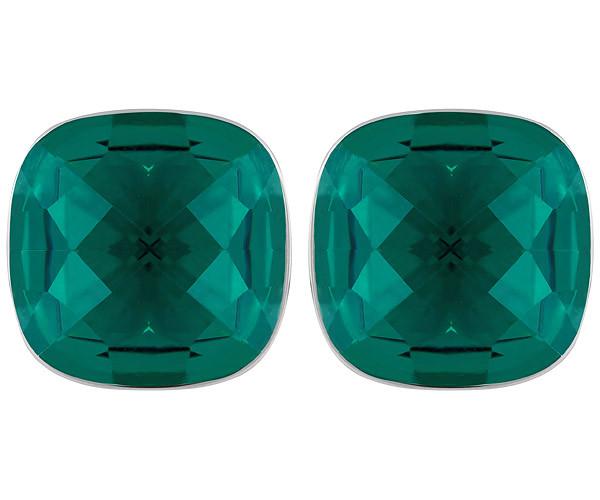 Swarovski Swarovski Lea Pierced Earrings Green Rhodium-plated