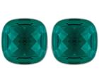 Swarovski Swarovski Lea Pierced Earrings Green Rhodium-plated