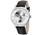 Swarovski Swarovski Atlantis Limited Edition Automatic Men's Watch, Leather Strap, White, Silver Tone White Stainless Steel
