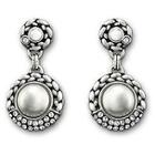Swarovski Paprika Cage Doorknocker Pierced Earrings