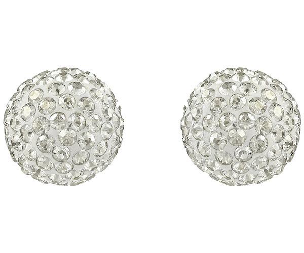 Swarovski Swarovski Blow Pierced Earrings, Gray, Gold Plating Gray Gold-plated