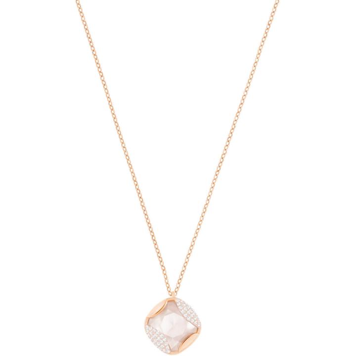 Swarovski Heap Pendant, Pink, Rose Gold Plating