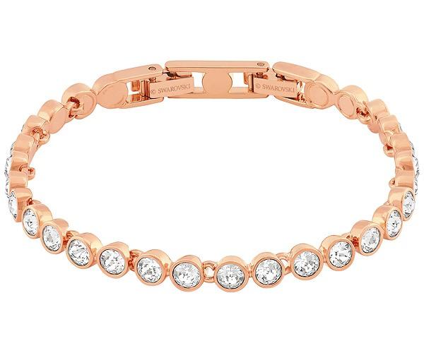 Swarovski Swarovski Tennis Bracelet, White, Rose Gold Plating White Rose Gold-plated