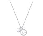 Swarovski Swarovski Lena New York Pendant, White, Rhodium Plating White Rhodium-plated