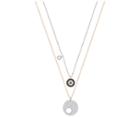 Swarovski Swarovski Crystal Wishes Evil Eye Pendant Set, Blue Teal