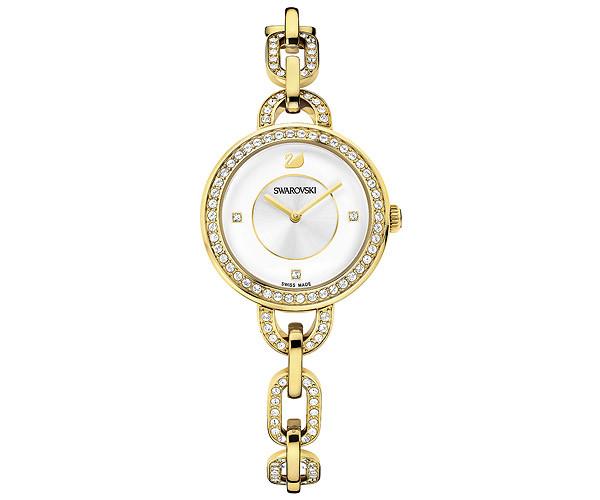 Swarovski Swarovski Aila Yellow Gold Tone Bracelet Watch White Gold-plated