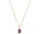 Swarovski Swarovski Laser Pendant Purple Gold-plated