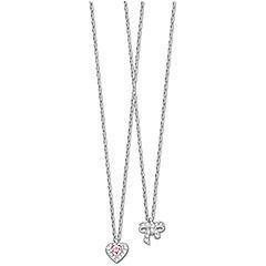 Swarovski Treasure Heart Bow Mini Pendant