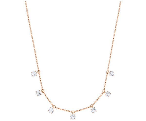 Swarovski Swarovski Attract Choker, White, Rose Gold Plating White Rose Gold-plated