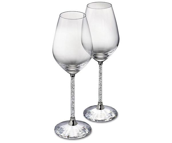 Swarovski Swarovski Crystalline Red Wine Glasses (set Of 2) Clear Crystal