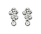 Swarovski Swarovski Fidelity Pierced Earrings White Rhodium-plated