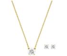 Swarovski Swarovski Attract Round Set White Gold-plated