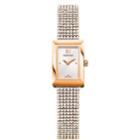 Swarovski Memories Watch, Crystal Mesh Strap, White, Rose Gold Tone