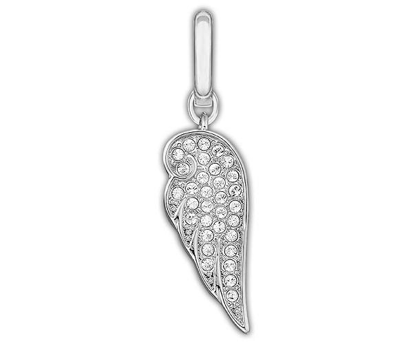 Swarovski Swarovski Angel Wing Charm White Rhodium-plated