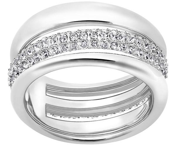Swarovski Swarovski Exact Ring, White, Rhodium Plating White Rhodium-plated