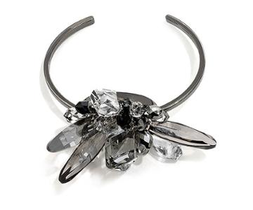 Swarovski Swarovski Atelier Swarovski By Vincent Van Duysen, Frost Thin Cuff  Rhodium-plated