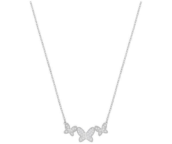 Swarovski Swarovski Field Butterfly Necklace, Medium, White White Rhodium-plated