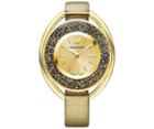 Swarovski Swarovski Crystalline Oval Watch, Golden Brown Gold-plated