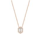 Swarovski Swarovski Favor Necklace White Rose Gold-plated