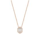 Swarovski Swarovski Favor Necklace White Rose Gold-plated