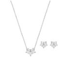 Swarovski Swarovski Lady Set, Small, White, Rhodium Plating White Rhodium-plated