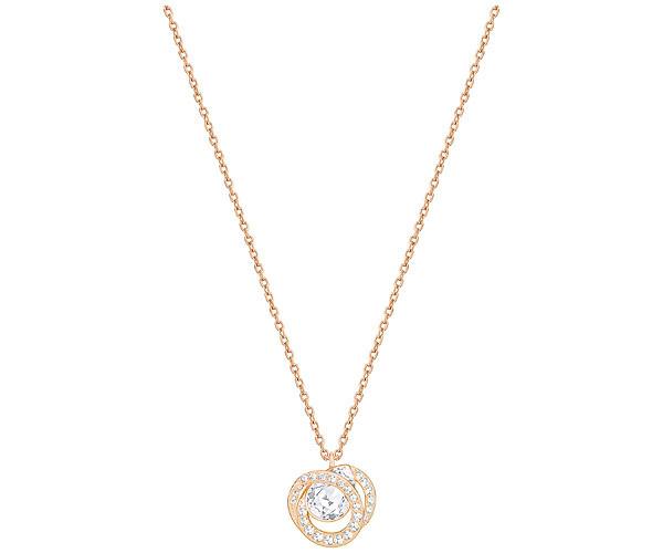 Swarovski Swarovski Generation Pendant, Small, White White Rose Gold-plated