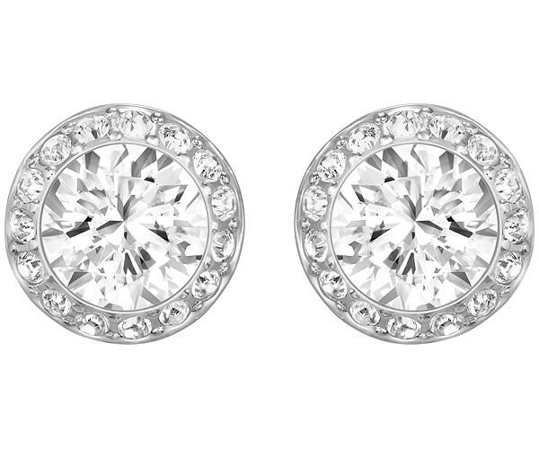 Swarovski Swarovski Angelic Pierced Earrings, White, Rhodium Plating White Rhodium-plated