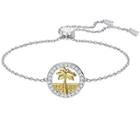 Swarovski Swarovski Lena Palm Tree Bracelet, White, Mixed Plating White