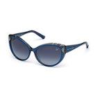 Swarovski Daisy Transparent Blue Sunglasses