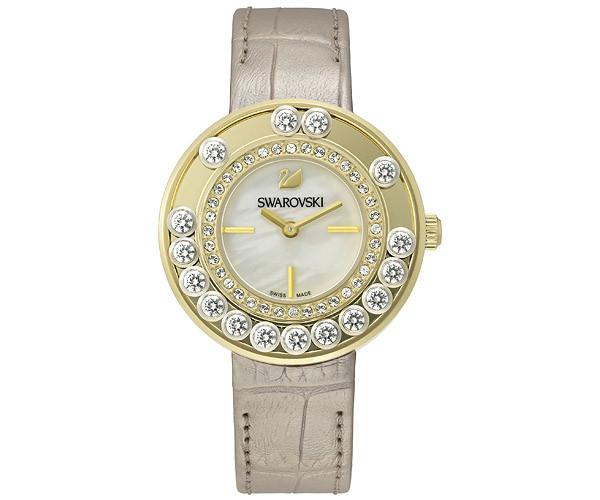 Swarovski Swarovski Lovely Crystals Light Gold Tone Watch White Gold-plated