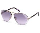 Swarovski Swarovski Swarovski Sunglasses, Sk0134 28z, Purple