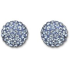 Swarovski Blow Denim Blue Pierced Earrings