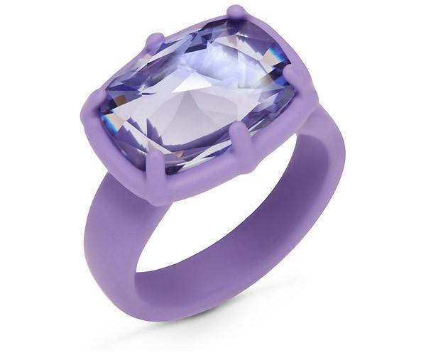 Swarovski Swarovski Jewel-y Mchue-y Small Ring, Purple Matt Varnish Violet Rhodium-plated