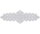 Swarovski Swarovski Baron Hair Clip, White, Palladium Plating White Rhodium-plated
