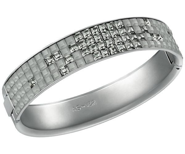 Swarovski Swarovski Atelier Swarovski By Viktor And Rolf, Frozen Crystals Bangle Gray