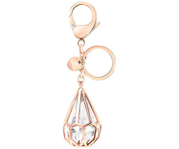 Swarovski Swarovski Heroism Bag Charm, Rose Gold Tone, Mixed Plating  Rose Gold-plated