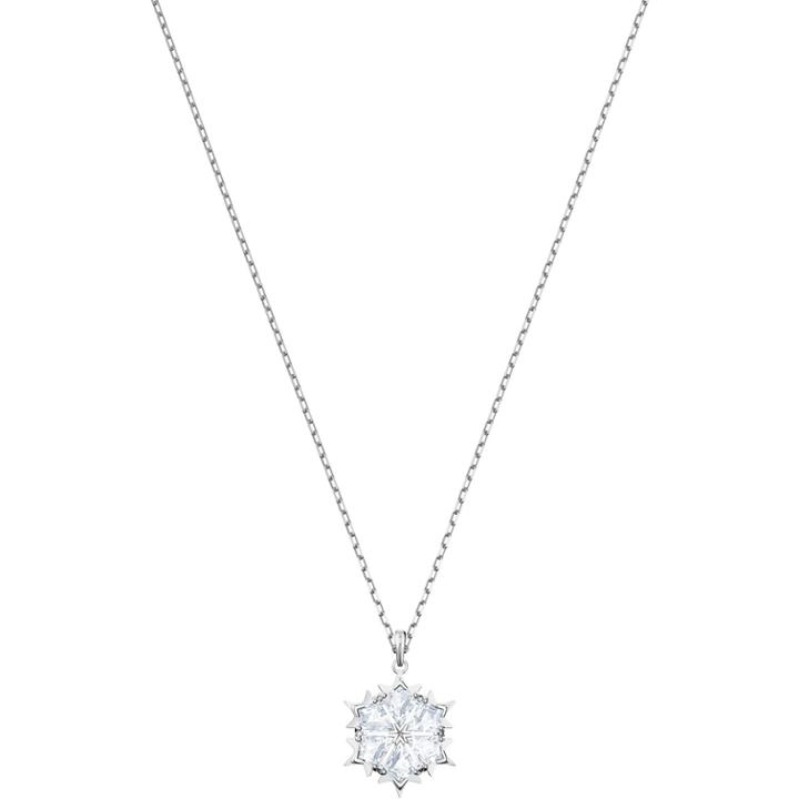 Swarovski Magic Pendant, White, Rhodium Plating
