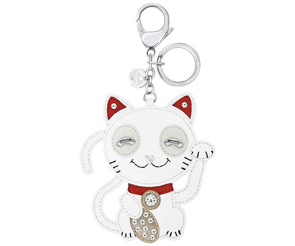 Swarovski Swarovski Cat Bag Charm, Multi-colored, Stainless Steel  Stainless Steel