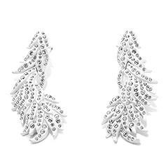 Swarovski Flower Leaves Drop Earrings, Atelier Swarovski By Masha Ma